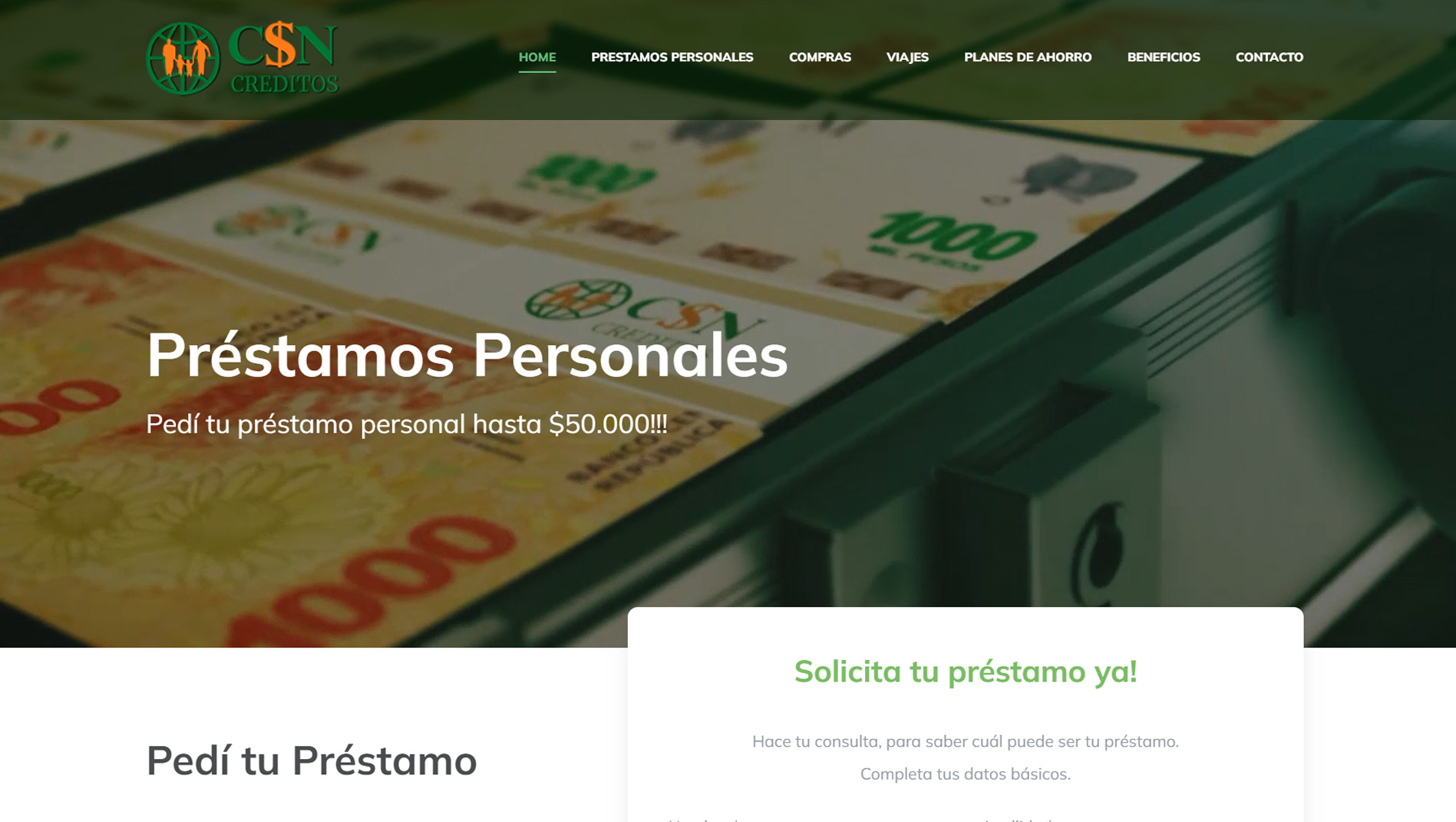 Alacasa Web Design - Crédito Social Norte